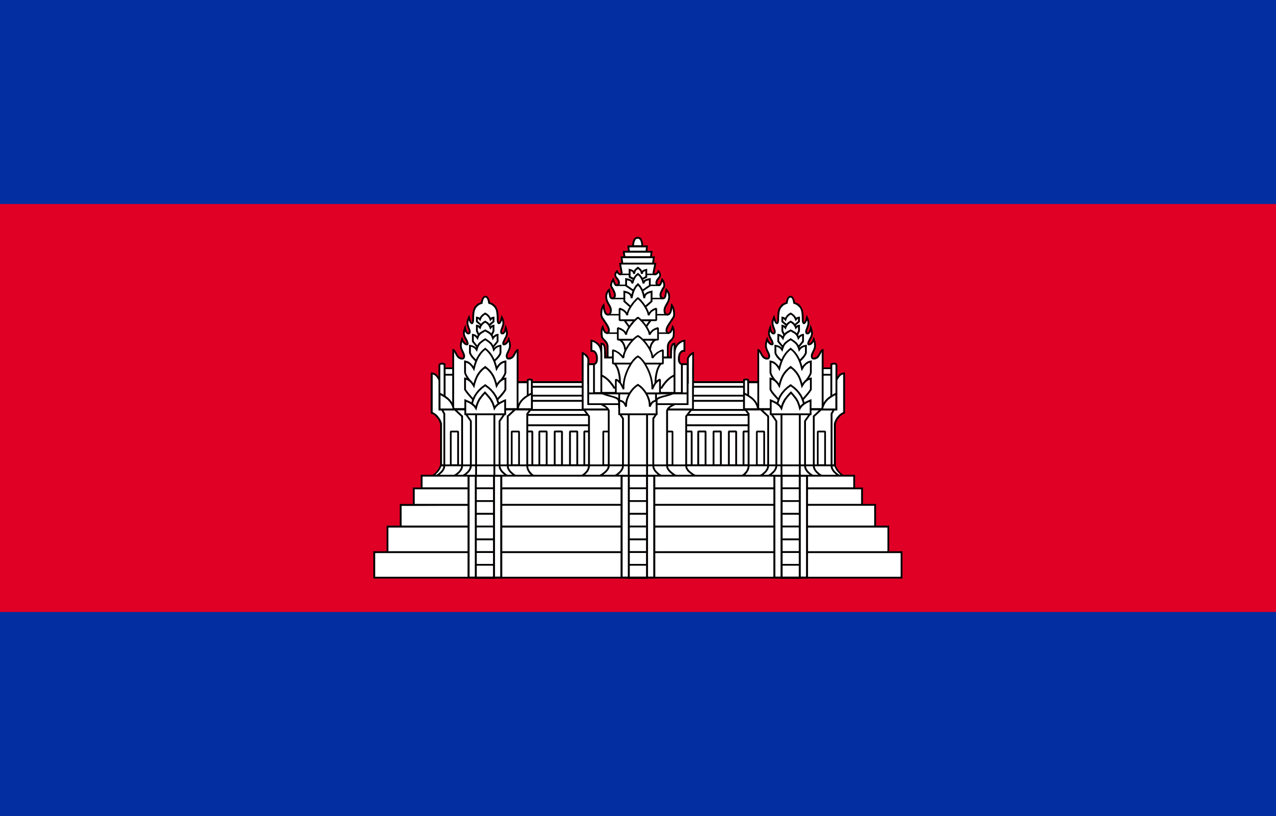 Kambodjas flagga